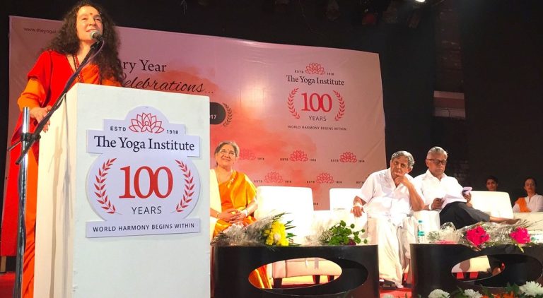 yogainstitute100yearssadhvijikeynote