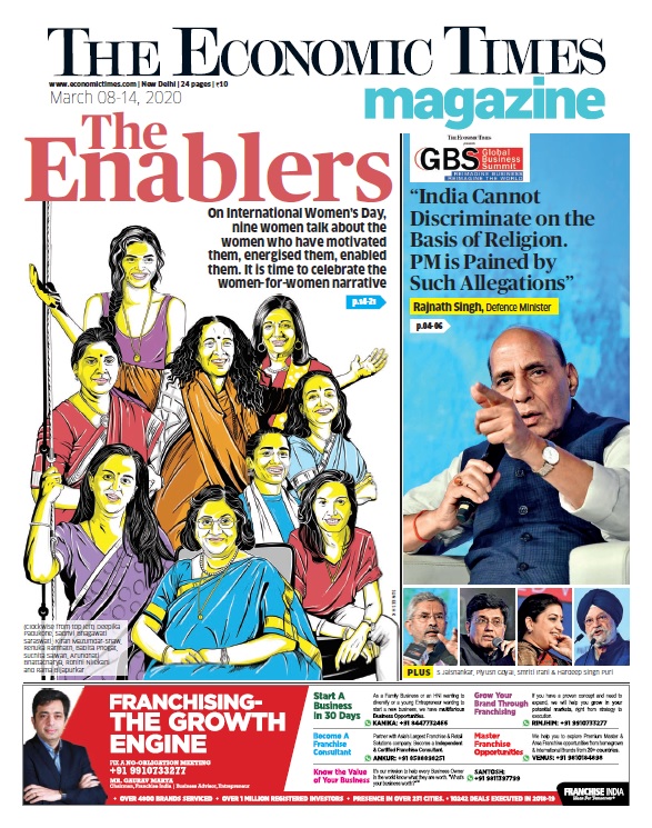 “The Enablers”, The Economic Times - Page 1