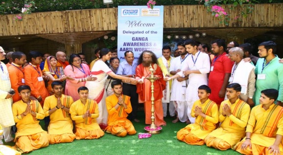 Ganga Awareness & Aarti Workshop at Parmarth Niketan, Rishikesh (1)